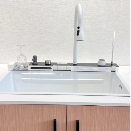 Многофункциональная кухонная мойка iSink Белая A-21